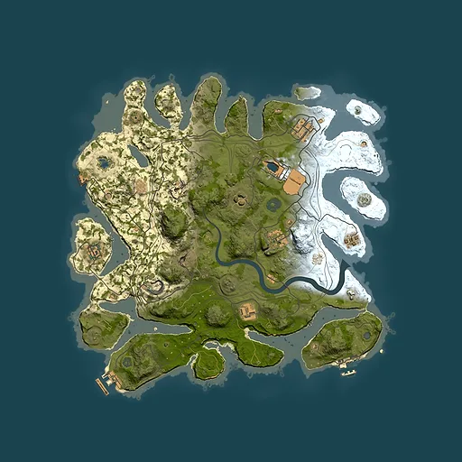 Rust map seed 1704122049, 3750x3750m top-down preview