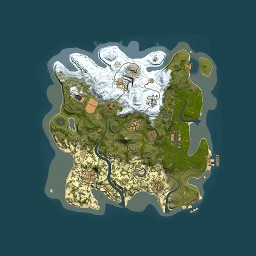 Rust map seed 1029781210, 3500x3500m top-down preview