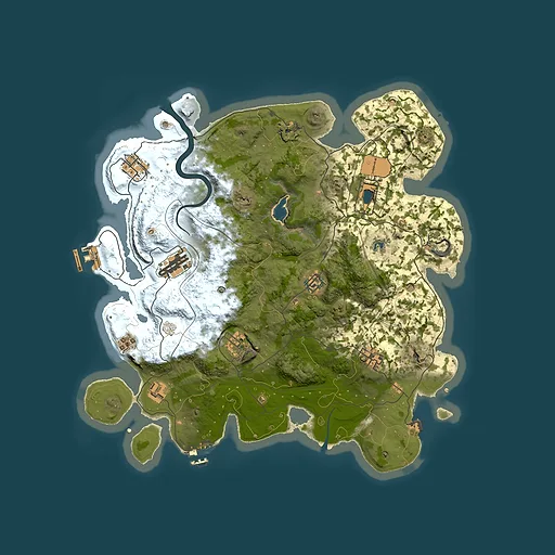 Rust map seed 1337, 3800x3800m top-down preview