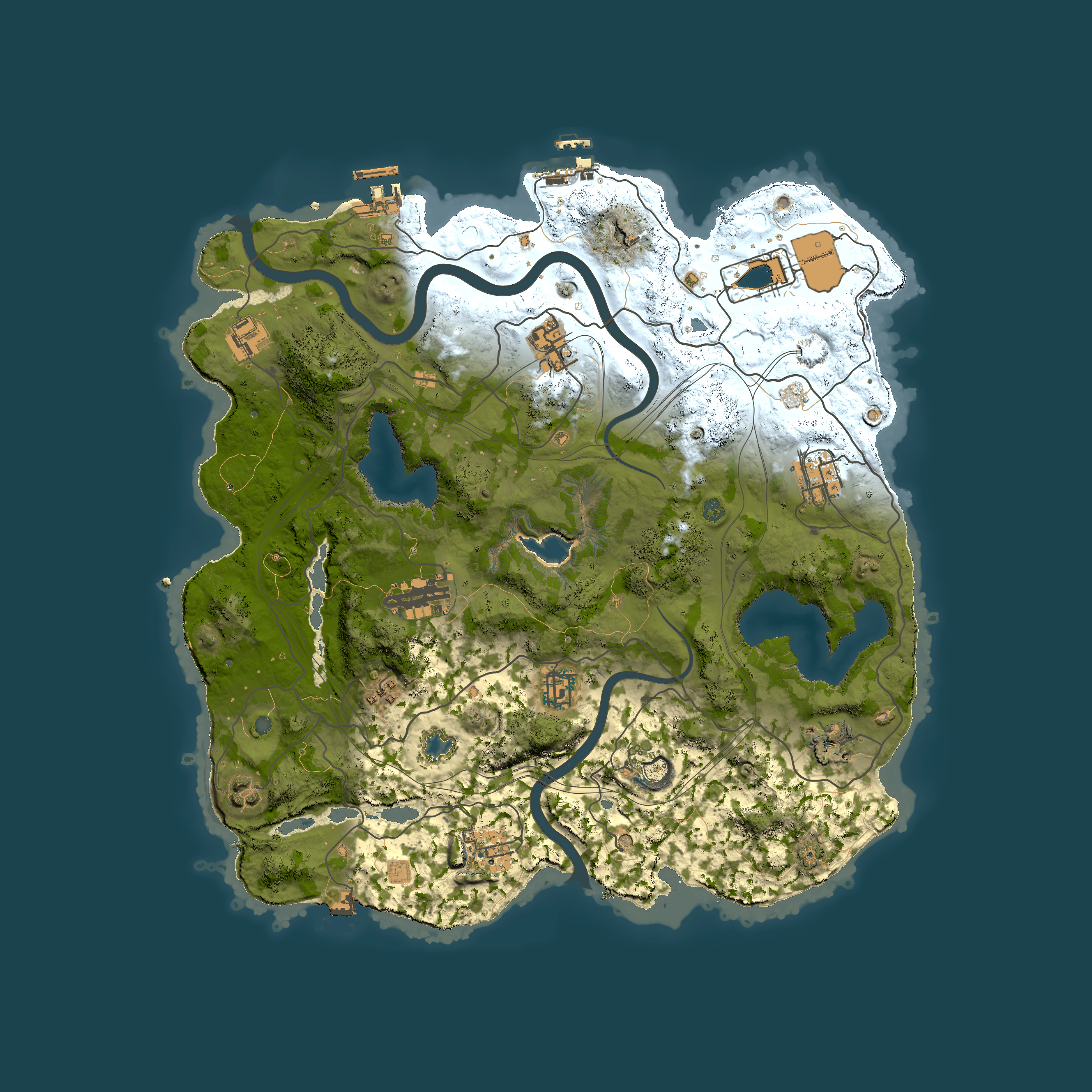 Full top-down render of Rust map seed 417631619, 3750x3750m