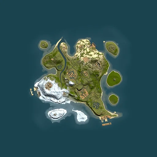 Rust map seed 422469811, 2500x2500m top-down preview