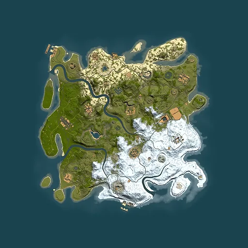 Rust map seed 533481746, 4000x4000m top-down preview