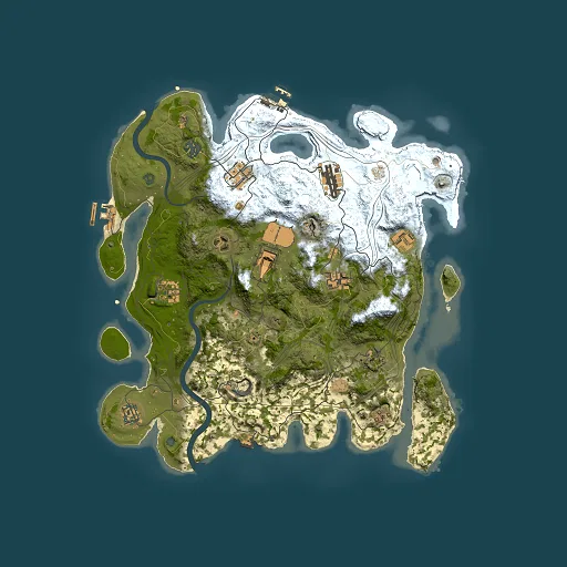 Rust map seed 1337, 3800x3800m top-down preview