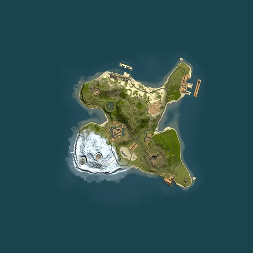 Rust map seed 27046917, 2000x2000m top-down preview
