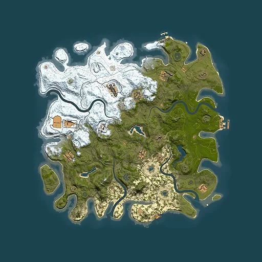 Rust map seed 492318934, 4500x4500m top-down preview
