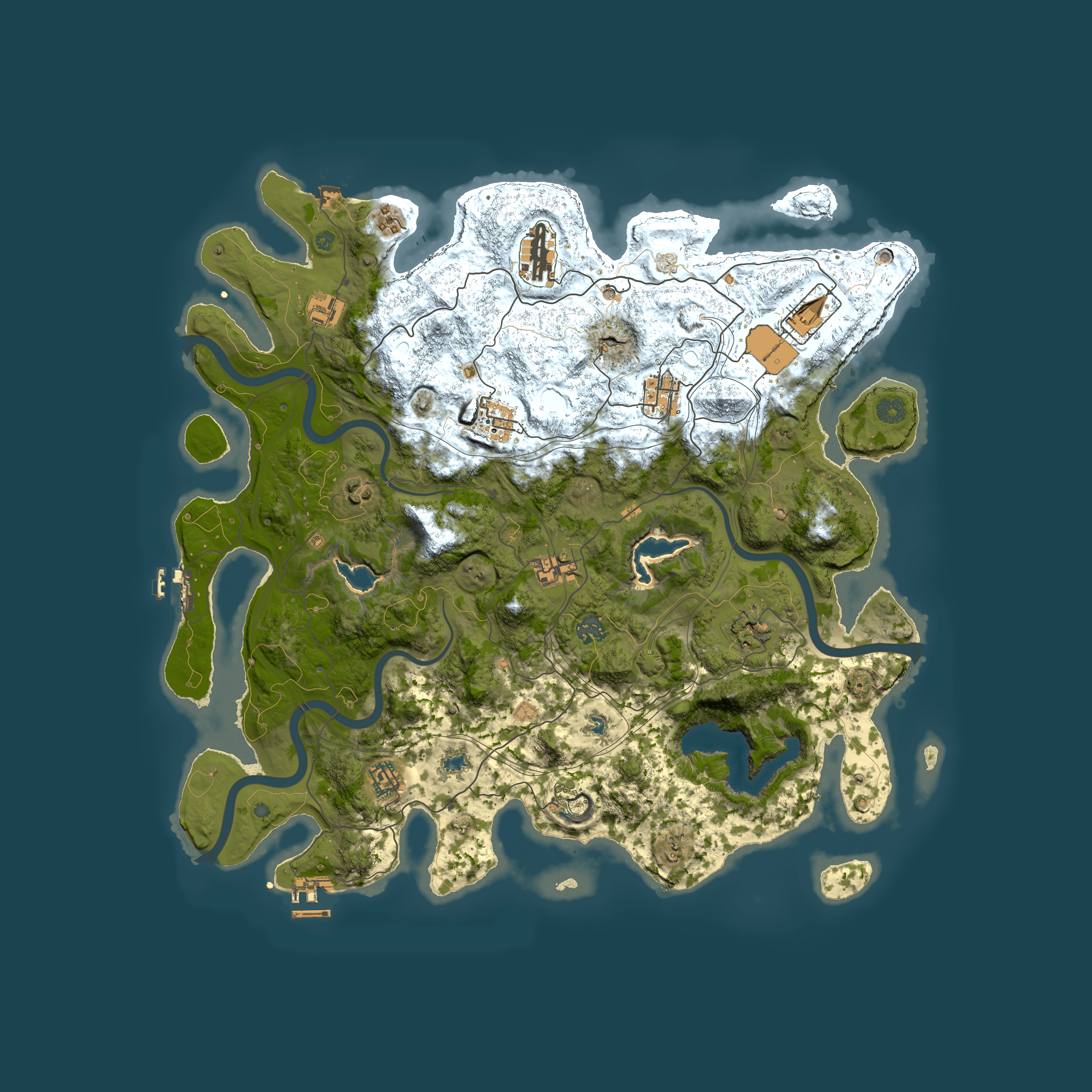 Full top-down render of Rust map seed 982886844, 4500x4500m