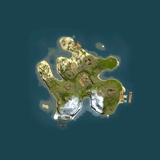 Rust map seed 1600090065, 2000x2000m top-down preview