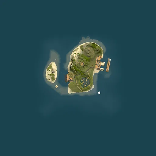 Rust map seed 2043934876, 1500x1500m top-down preview
