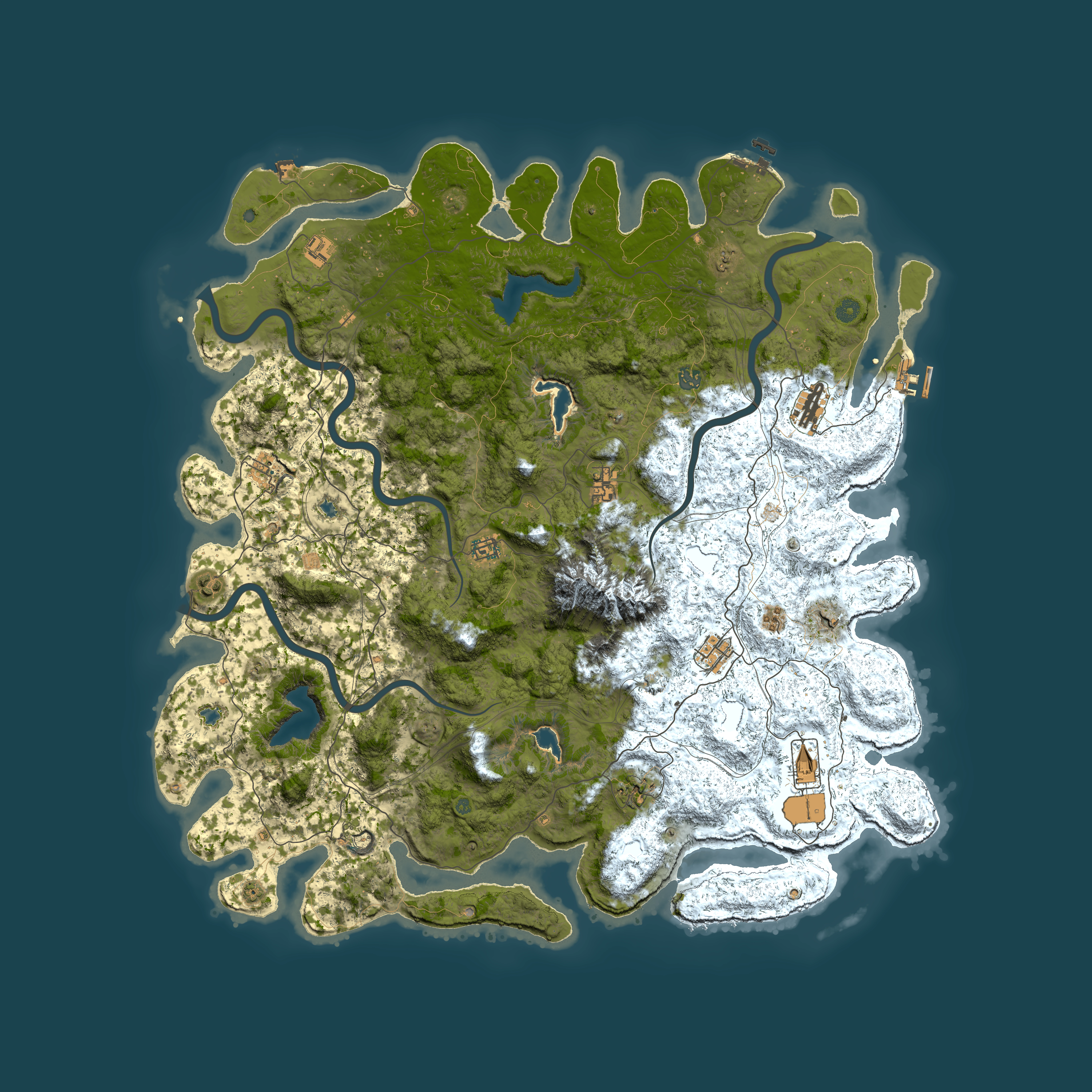 Full top-down render of Rust map seed 851655329, 5500x5500m
