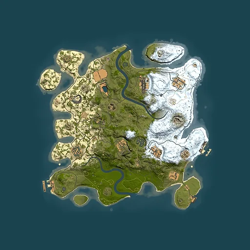 Rust map seed 1895759280, 3500x3500m top-down preview