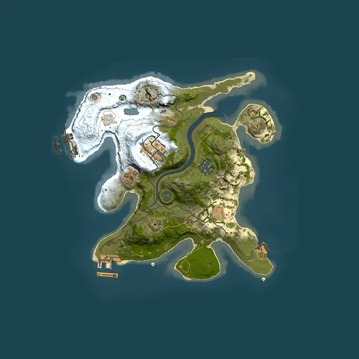 Rust map seed 2108329635, 2500x2500m top-down preview