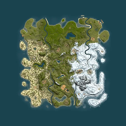 Rust map seed 1481003036, 5000x5000m top-down preview