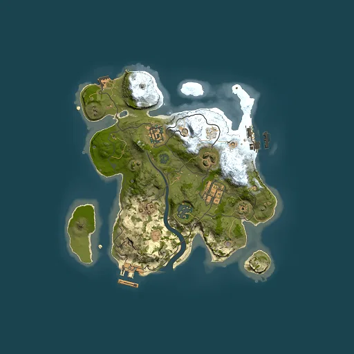 Rust map seed 228196282, 2500x2500m top-down preview