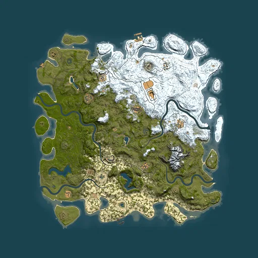 Rust map seed 1544423690, 5500x5500m top-down preview