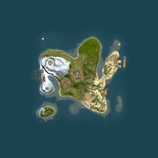 Rust map seed 114265616, 2000x2000m top-down preview
