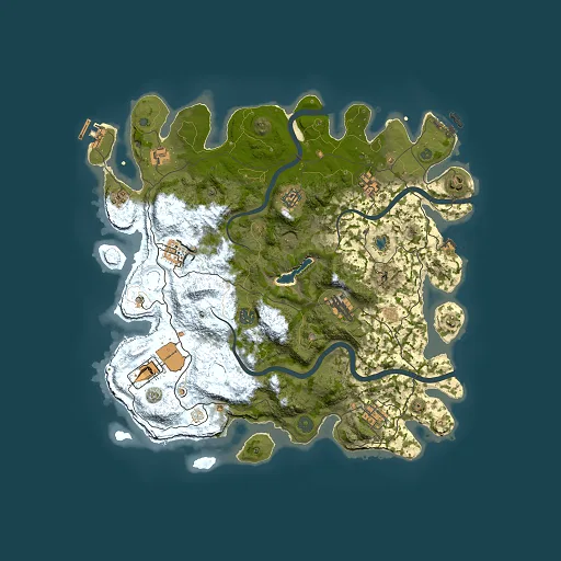 Rust map seed 1901656032, 4000x4000m top-down preview