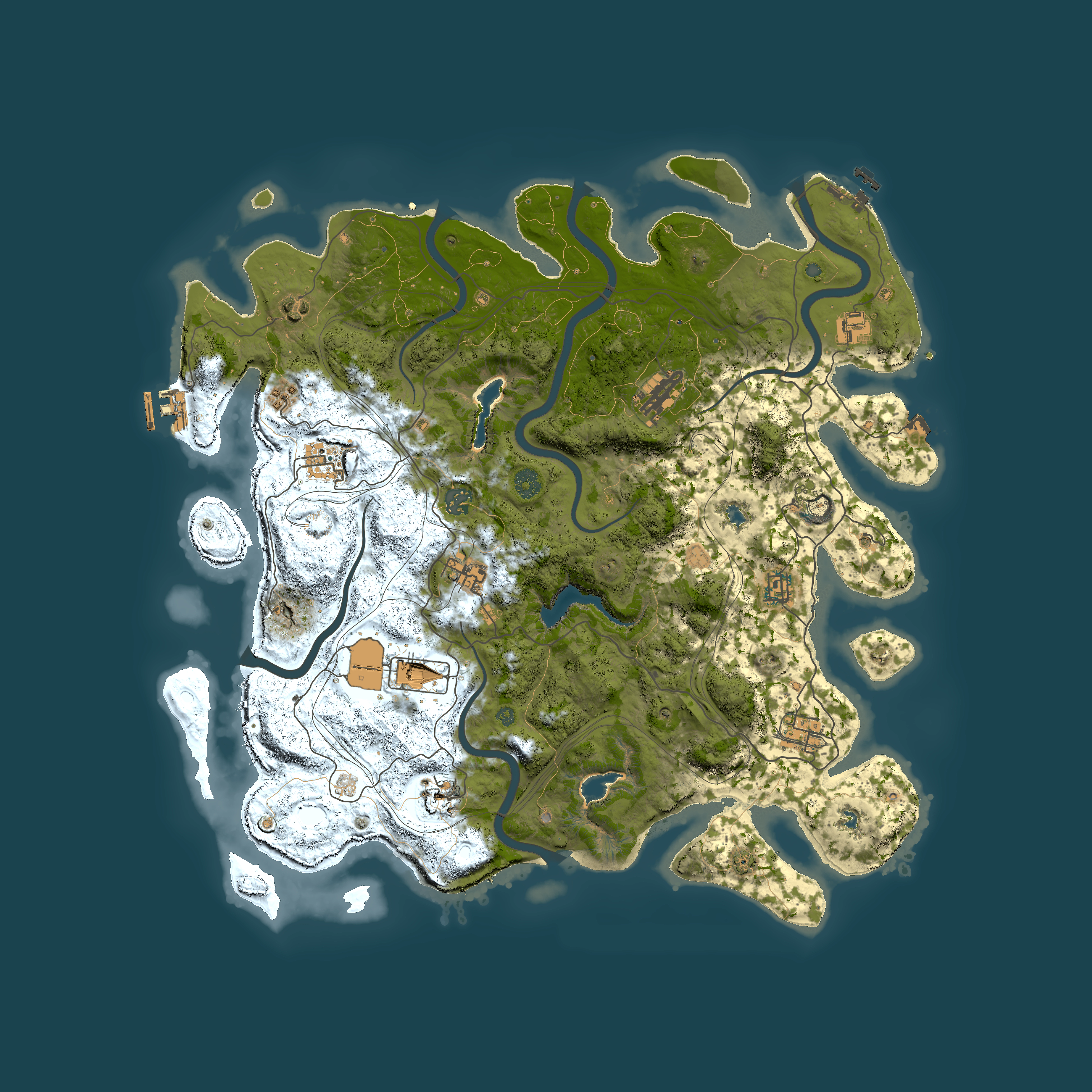 Full top-down render of Rust map seed 893740352, 4500x4500m