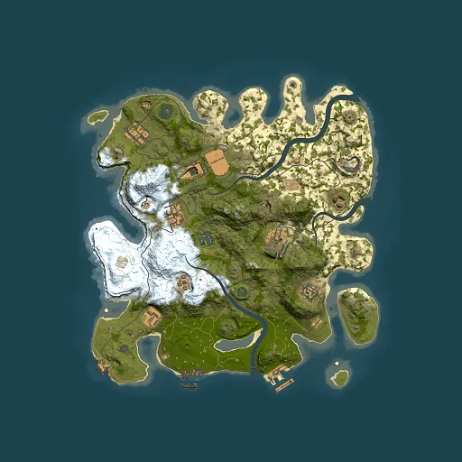 Rust map seed 1503912856, 3500x3500m top-down preview