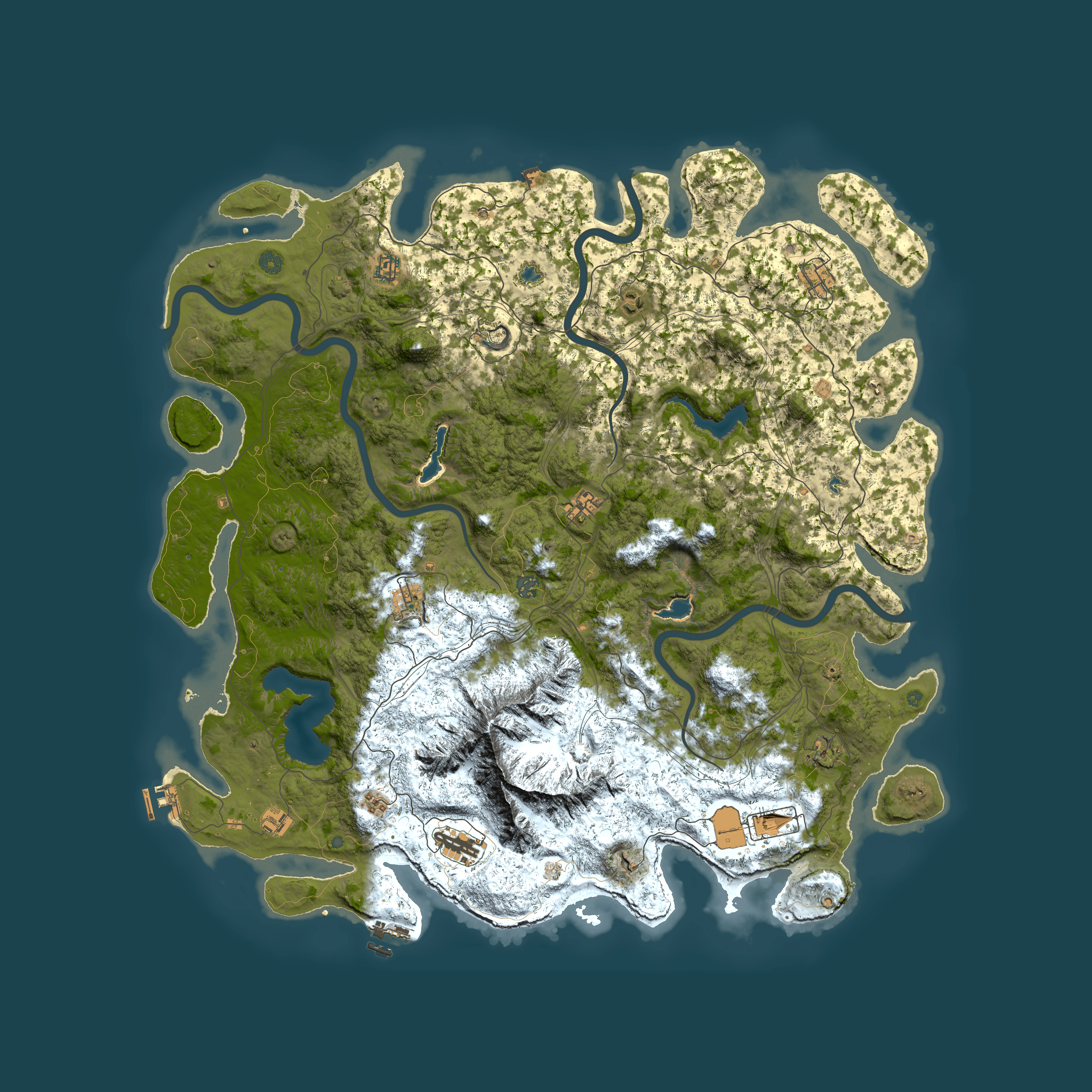 Full top-down render of Rust map seed 1740657135, 5500x5500m