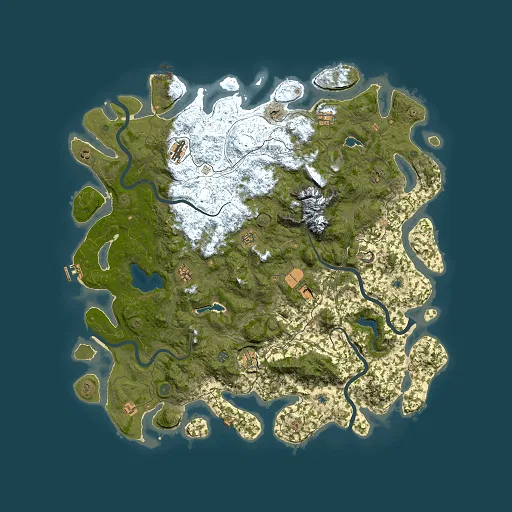 Rust map seed 595302975, 5500x5500m top-down preview