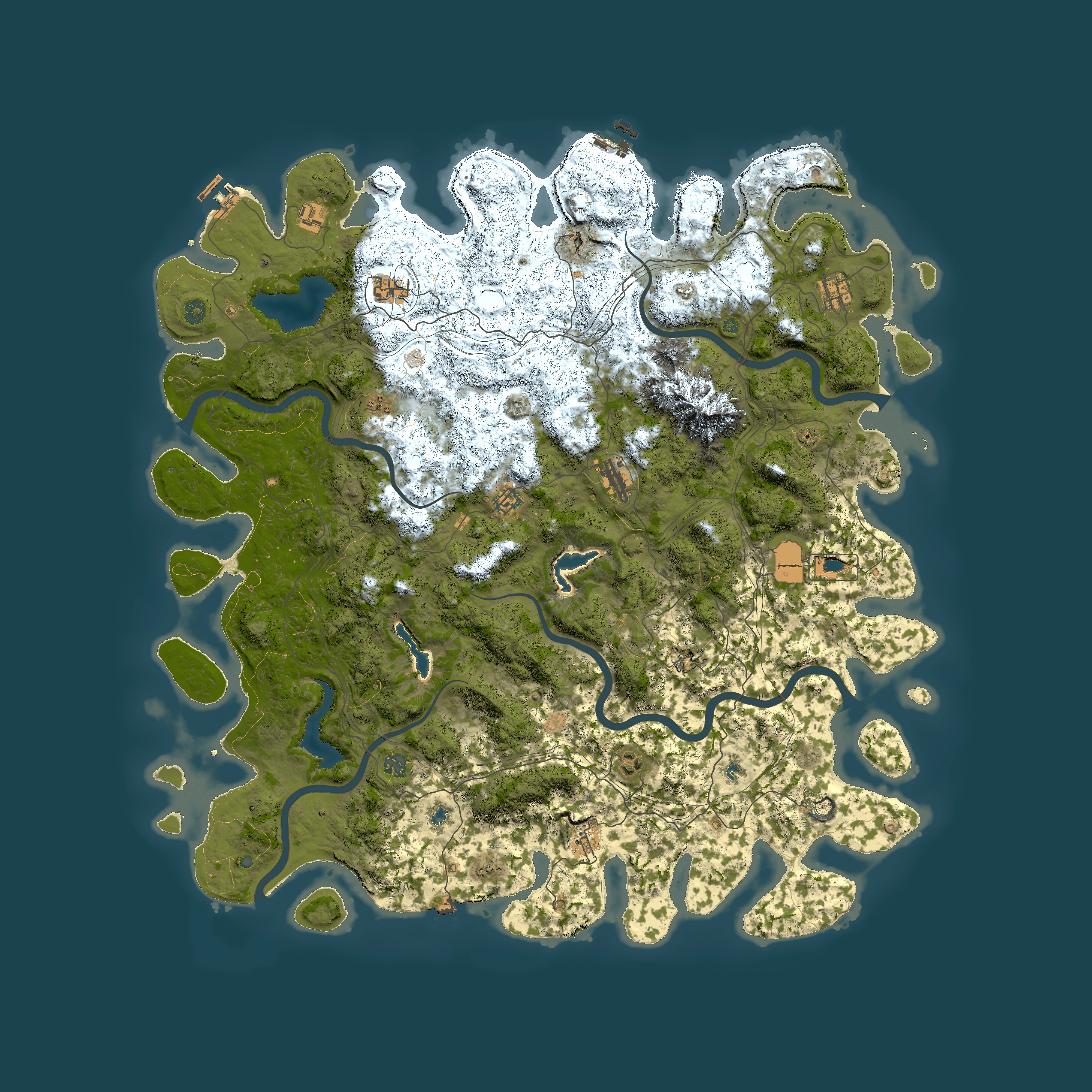 Full top-down render of Rust map seed 308934040, 5500x5500m