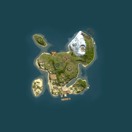 Rust map seed 1964979306, 2000x2000m top-down preview