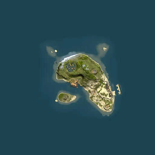Rust map seed 240450386, 1500x1500m top-down preview