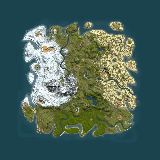 Rust map seed 873365251, 5000x5000m top-down preview