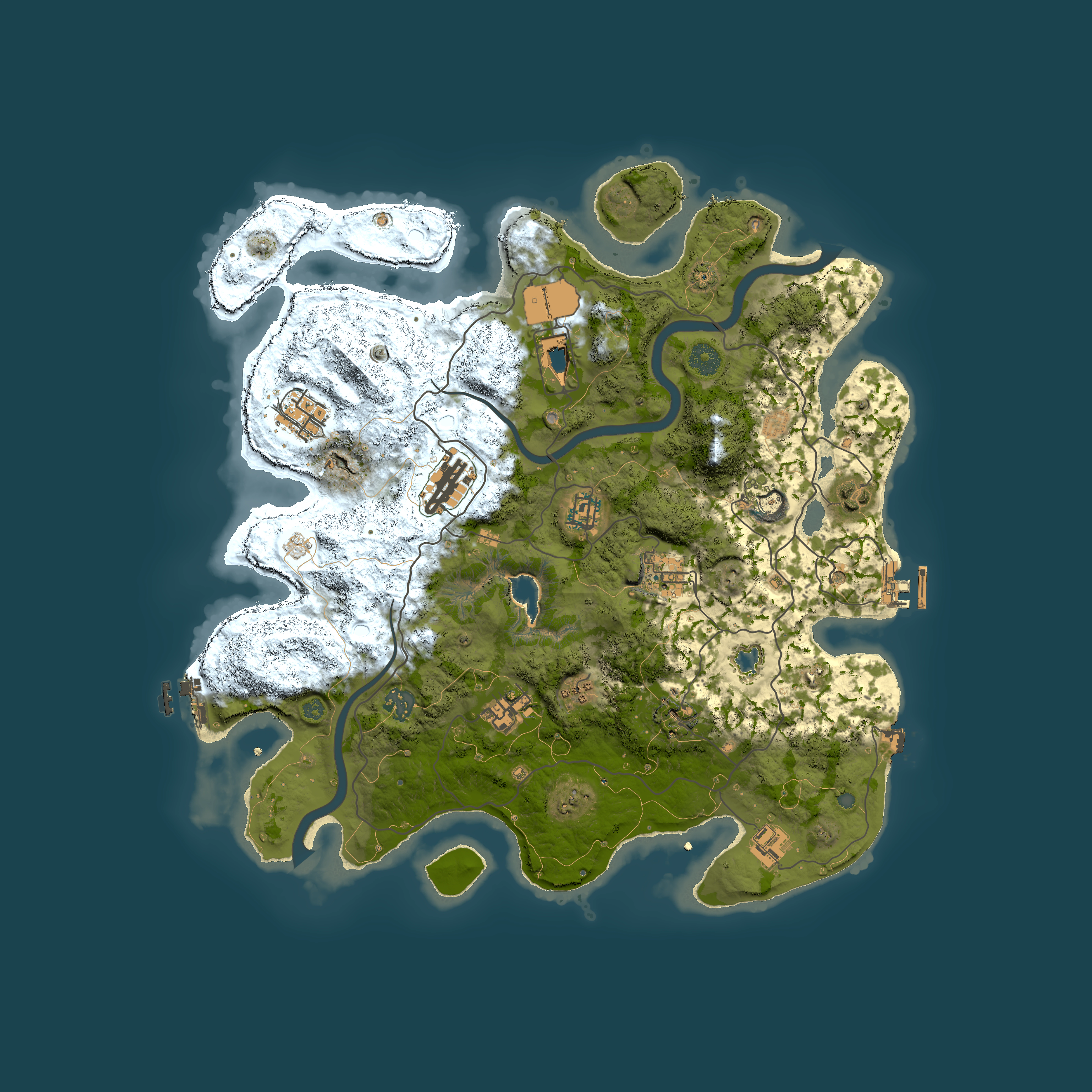Full top-down render of Rust map seed 549910351, 4000x4000m
