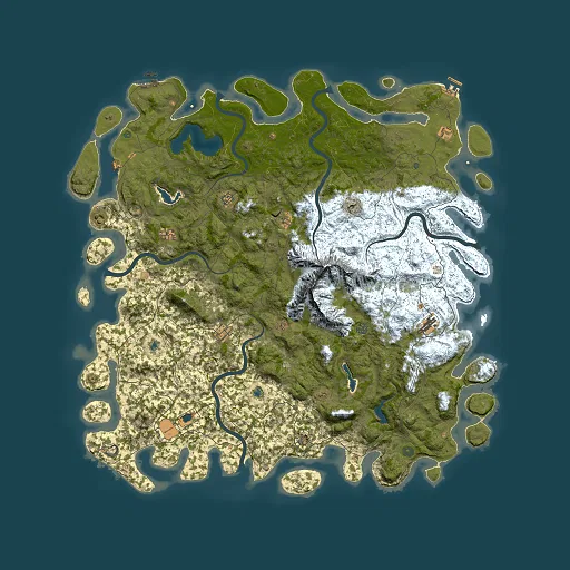 Rust map seed 557394783, 6000x6000m top-down preview