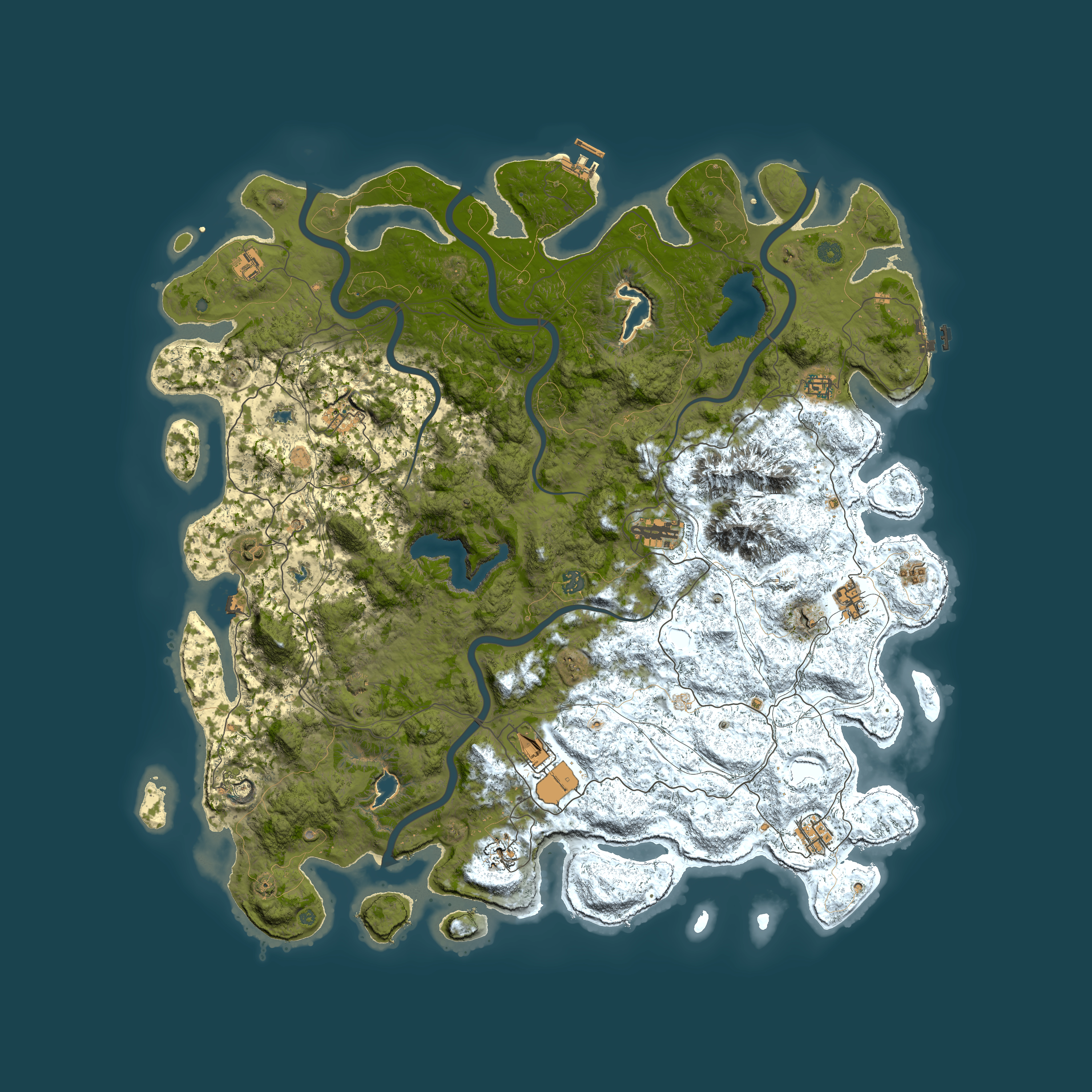 Full top-down render of Rust map seed 1227517029, 5500x5500m