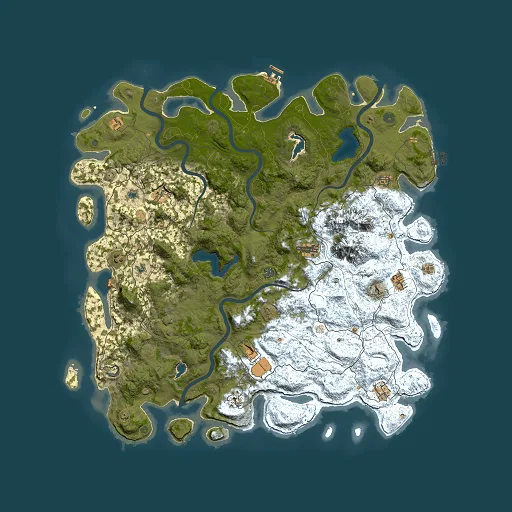Rust map seed 1227517029, 5500x5500m top-down preview
