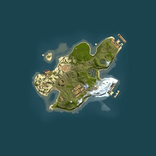 Rust map seed 1603181404, 2000x2000m top-down preview