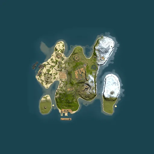 Rust map seed 975982495, 2000x2000m top-down preview
