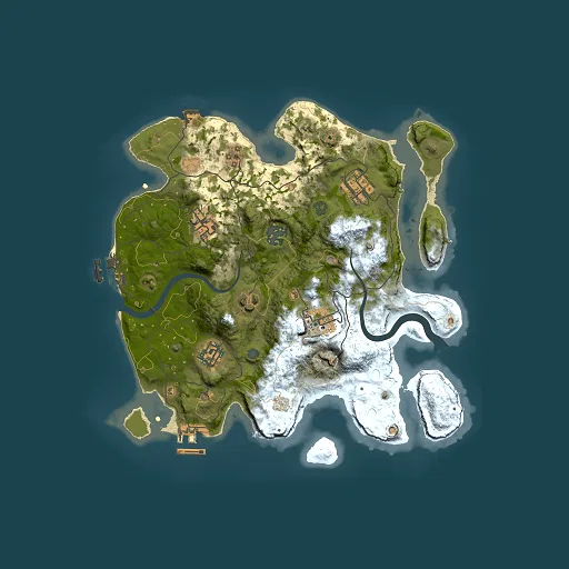 Rust map seed 1942785336, 3000x3000m top-down preview