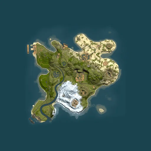 Rust map seed 915935034, 2500x2500m top-down preview