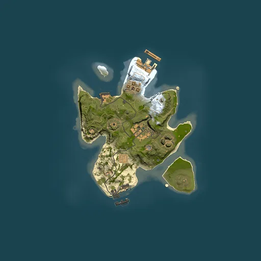Rust map seed 384746385, 2000x2000m top-down preview