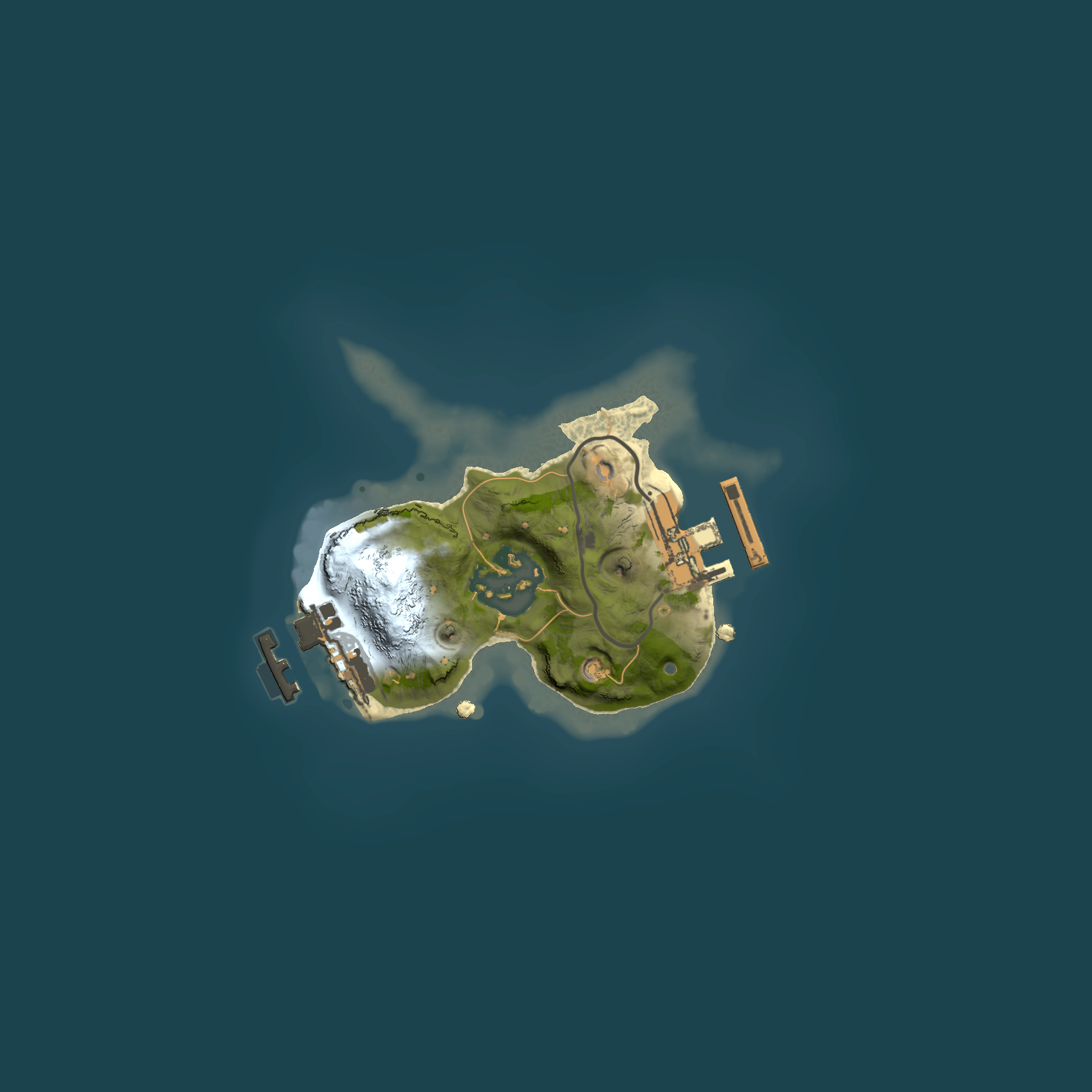 Full top-down render of Rust map seed 548488285, 1500x1500m