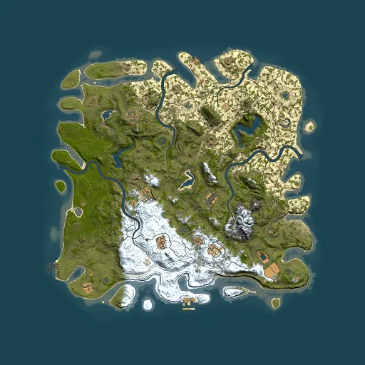 Rust map seed 1506550132, 5000x5000m top-down preview