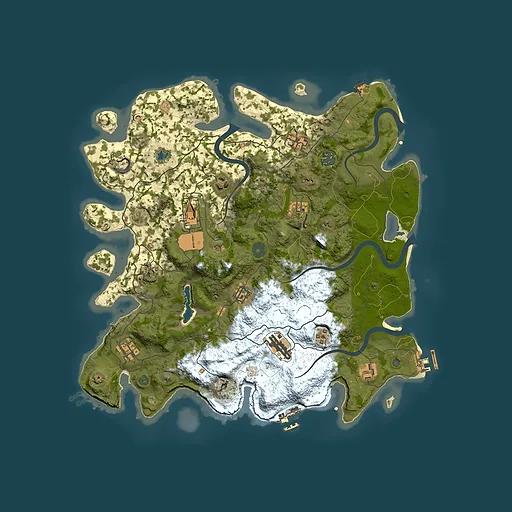 Rust map seed 1939301154, 4000x4000m top-down preview