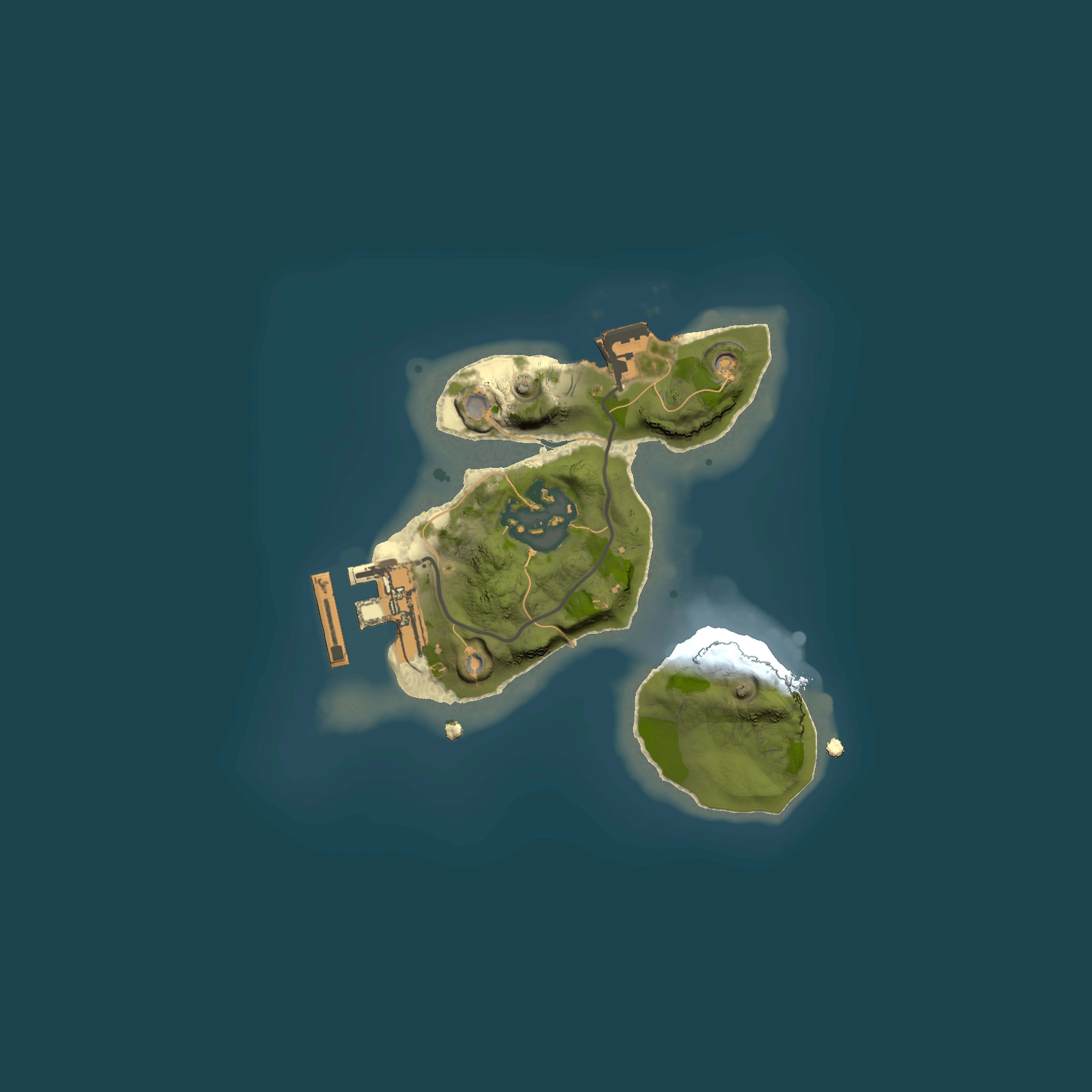 Full top-down render of Rust map seed 791673114, 1500x1500m