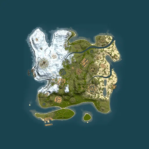 Rust map seed 597476511, 3000x3000m top-down preview