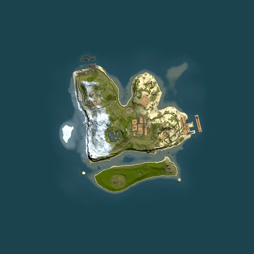 Rust map seed 1743615524, 2000x2000m top-down preview