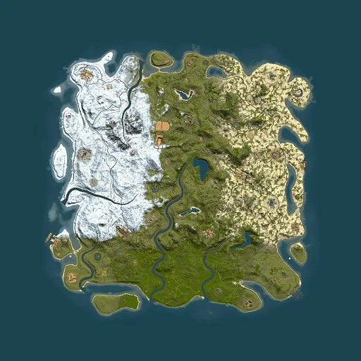 Rust map seed 481136957, 5500x5500m top-down preview
