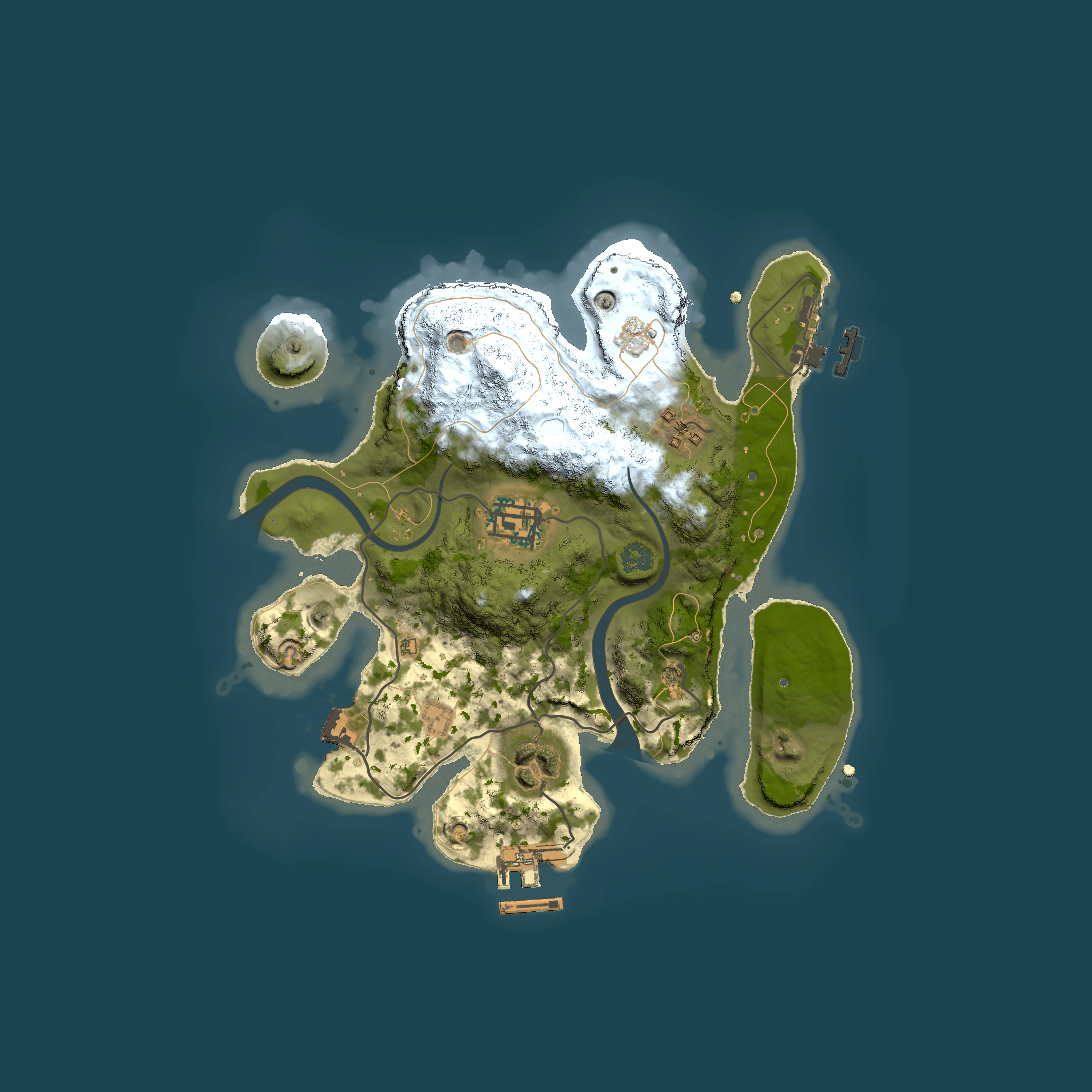 Full top-down render of Rust map seed 1968941403, 2500x2500m