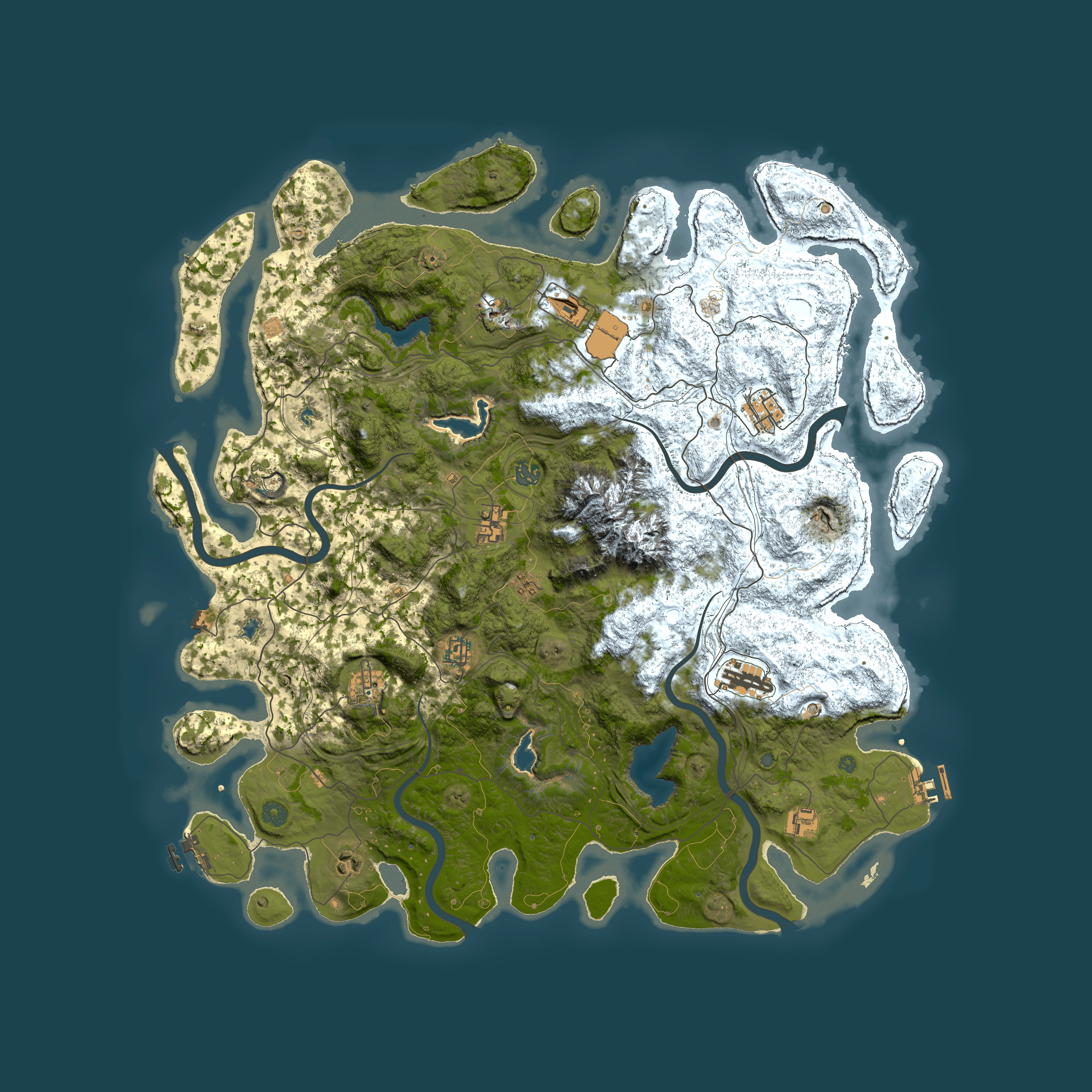 Full top-down render of Rust map seed 1006680115, 5000x5000m