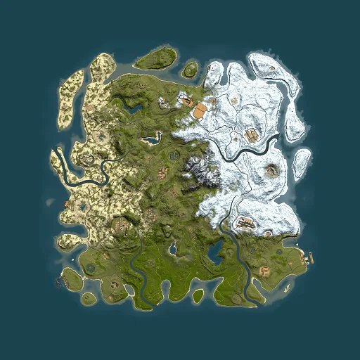 Rust map seed 1006680115, 5000x5000m top-down preview