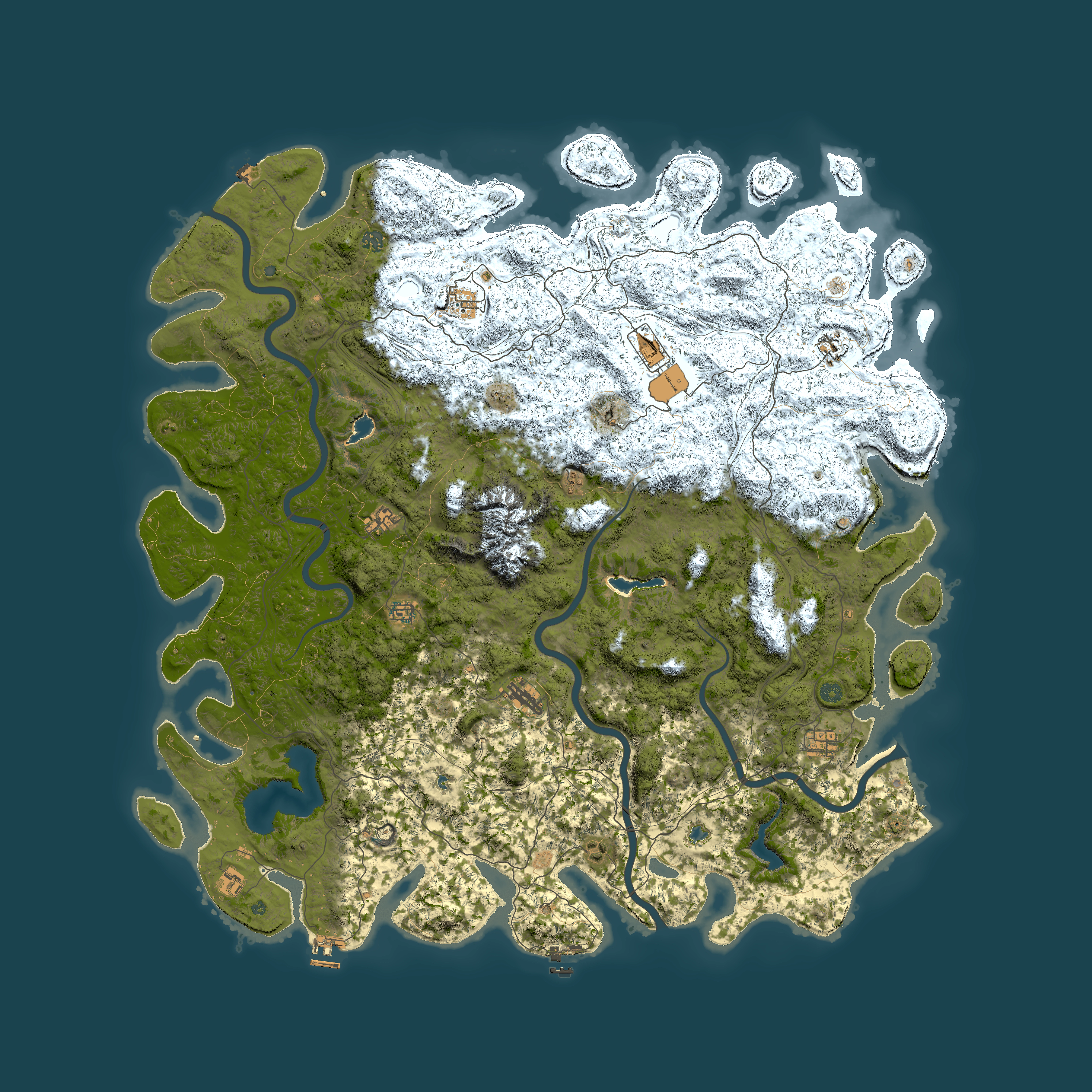 Full top-down render of Rust map seed 360699261, 6000x6000m