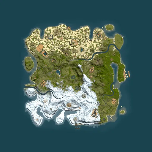 Rust map seed 1144450577, 4000x4000m top-down preview