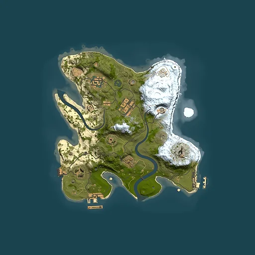Rust map seed 1125221900, 2500x2500m top-down preview